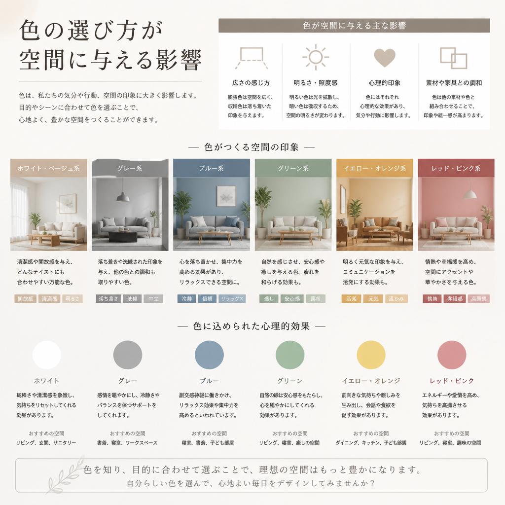 色選びのコツと心理的効果